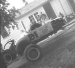 Nasty crash at Oakley - 24 Aug 1961- Gene Potts - driver